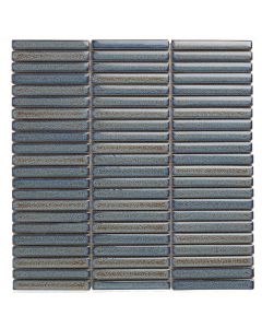 The Mosaic Factory Sevilla mozaïektegel 28.2X30.8cm Grey - Blue speckle Glans (SEF12325) - Rechthoek