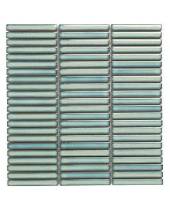 The Mosaic Factory Sevilla mozaïektegel 28.2X30.8cm Light Green speckle Glans (SEF12525) - Rechthoek