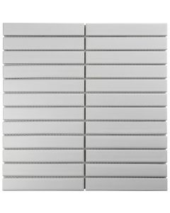 The Mosaic Factory Sevilla mozaïektegel 29.6X30cm White Mat (SEF22140) - Rechthoek