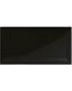 Sottocer Metro 7,6x15,2cm Zwart Glans (bvm10BL76152)