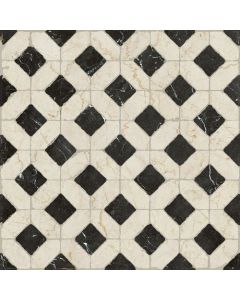 Marmorea Domus Aurea Nero Marquina Ret. 60x60