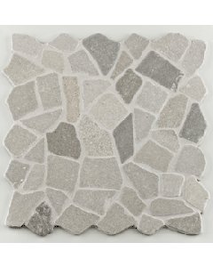 Van Lith Naturstein-Mosa 30x30cm Ice Grey Mozaiektegel (RM-0009)
