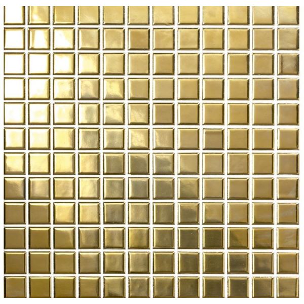 CeraVision Porcelain Goud 30x30cm (Nature Gold Glossy (23x23) Mozaïek Ceravision)