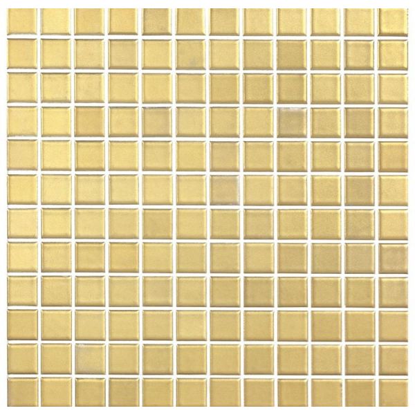 CeraVision Porcelain Goud 30x30cm (Nature Gold Mat (23x23) Mozaïek Ceravision)