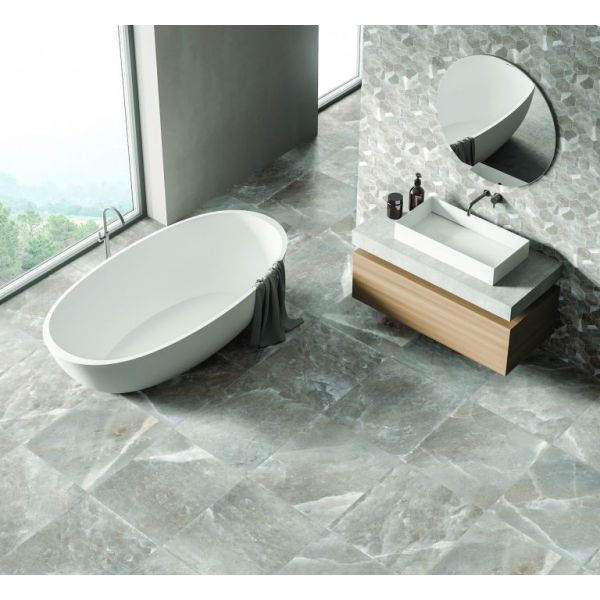 CeraVision Salt Stone Antraciet 30x34cm (Salt Stone Ash Esagono Ceravision)