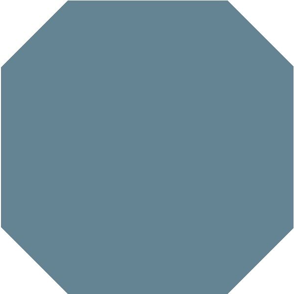 Topcer Field Materials Blauw 10x10cm (L4411 Blue (Cobalt) Octagon)