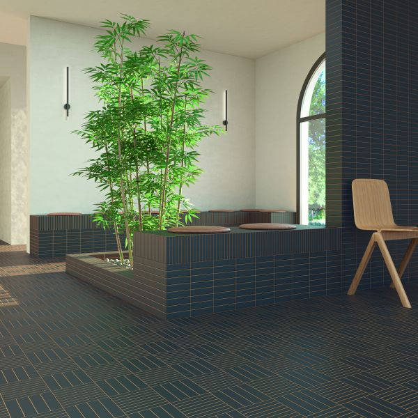 Wow Raster Lines S Deep Blue 15X15 8,5mm