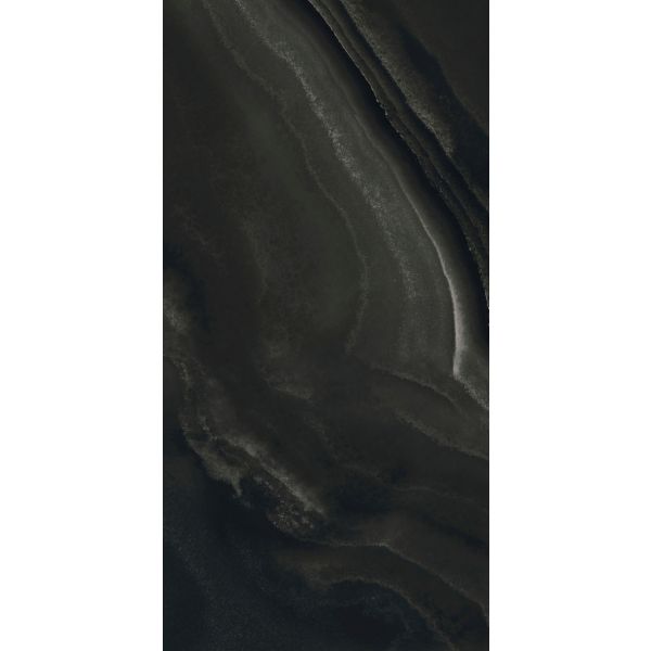 Florim Eccentric Luxe Smoky Black Glossy Rt 60x120 9mm