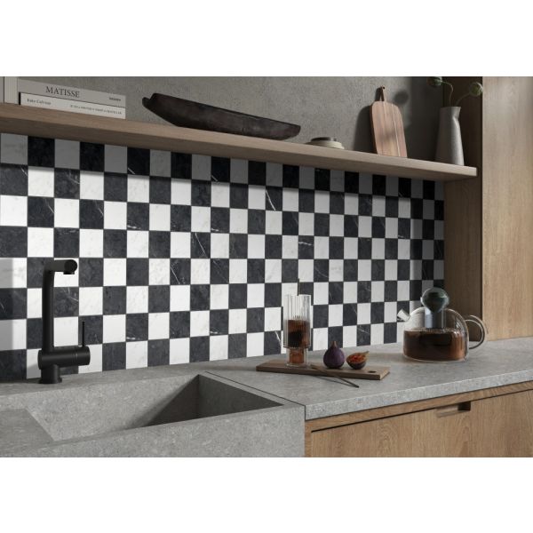 Magica Classica Nero Marquina Matt Rett 10X10 10mm
