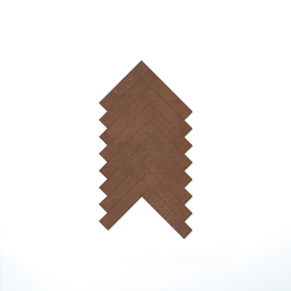 Florim Sensi Terre Mosaico Spina Amaranto Matt Naturale 23X44 (3X15) 9mm
