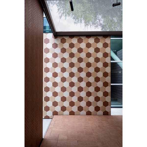 Florim Sensi Terre Rosato Esagono Matt Naturale 22X20 9mm