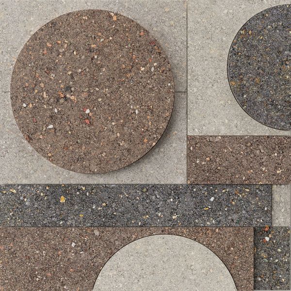 Cedit Compatta Inserti Mélange Naturale matt Rett 3D 30x30 9mm