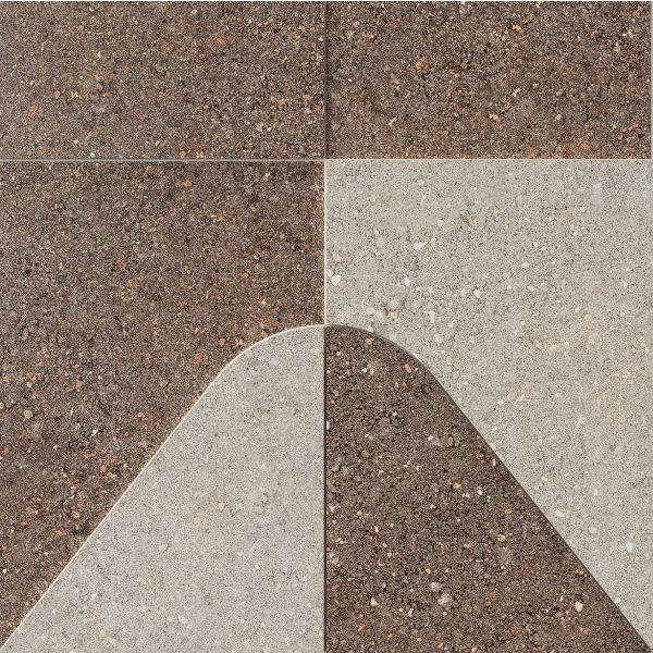 Cedit Compatta Inserti Sabbia-Argilla Naturale matt Rett 3D 30x30 9mm