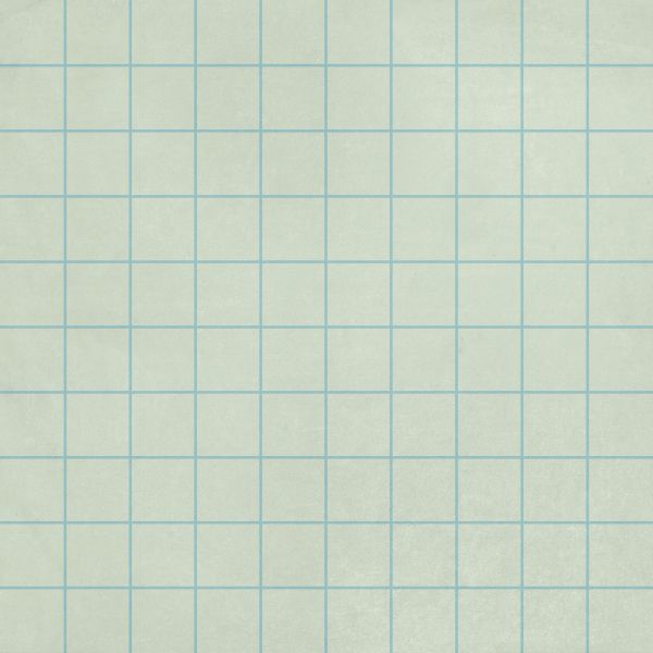 41zero423 Futura Grid Blue Matt 15X15 10mm