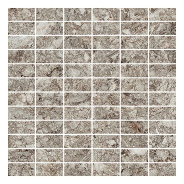 vtwonen Tegels Composite 243002 Wandtegel Mozaiek.30X30cm Dark Grey 9mm Mat F:2,4X4,8cm