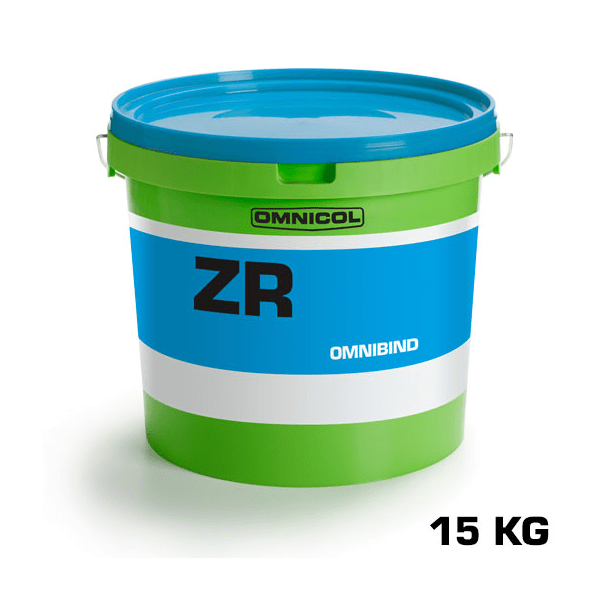 Omnicol Omnibind ZR Sneldrogende voorstrijk met korrel 15 Kg.L.groen