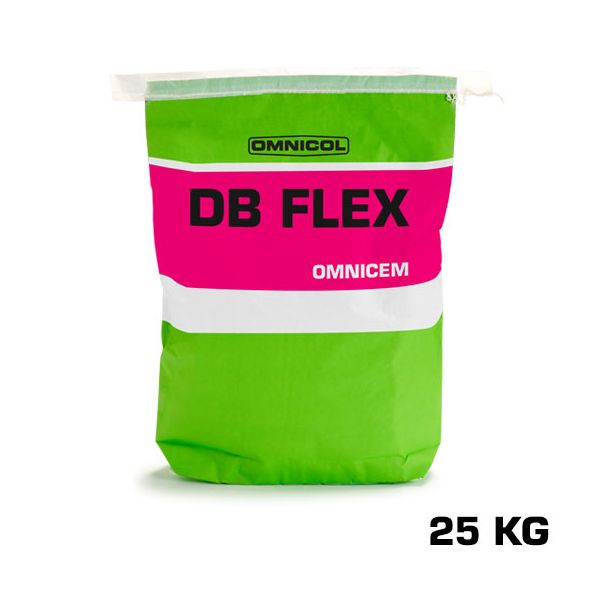 Omnicol Omnicem DB Flex Flexibele dikbedmortel 25 Kg.Wit