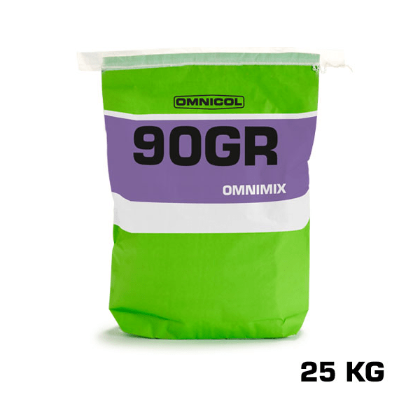 Omnicol Omnimix 90 GR Grijs Hoogbelastb.snelverhard wand-egalisatiemort.25Kg