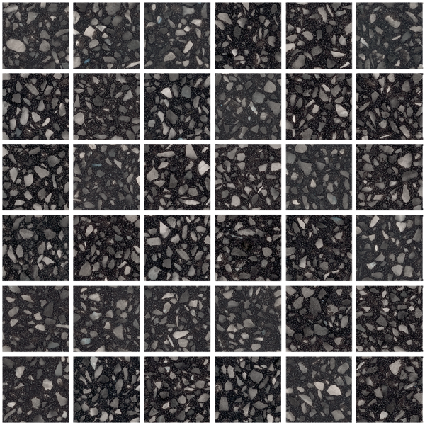Magica Arte Terr Mos Black Mat 30X30 10mm