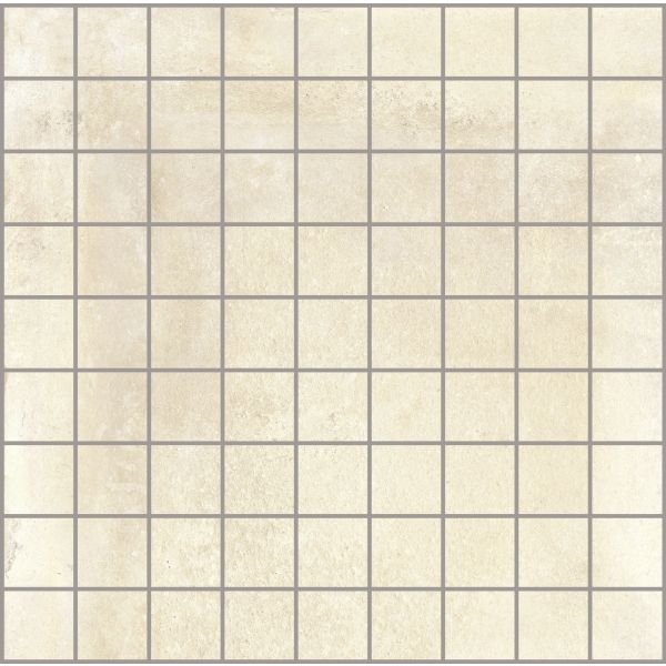 Castelvetro Land White Mos Rett 30X30 10mm