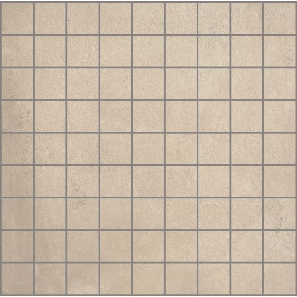 Castelvetro Land Light Grey Mosaico 30X30 10mm