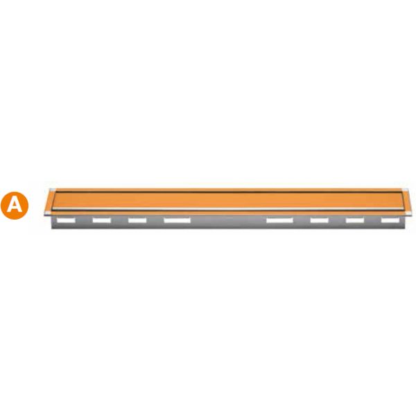 Schluter Kerdi KLA30EB50 Douche drain Lijn L=50 H=30 RVS geborsteld