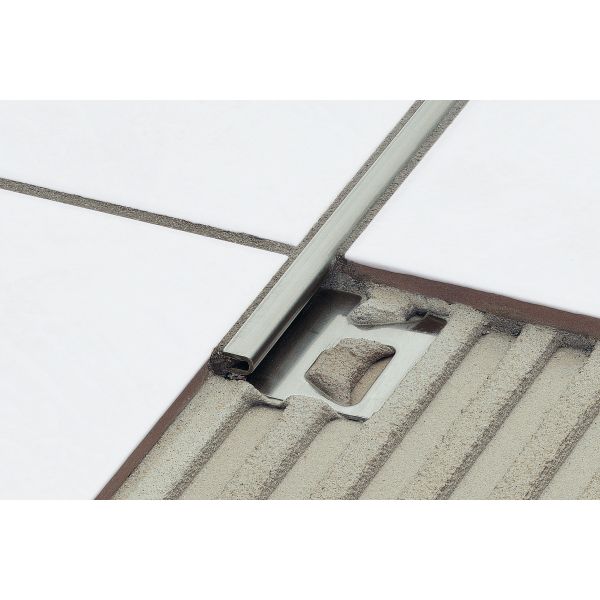 Schluter Deco AE Dec.prof.L=250 H=8 B=6 Alu.Bruut mat geanodis.