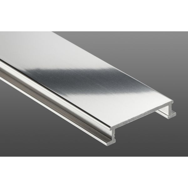 Schluter Designline ACG Dec.prof.L=250 H=6 B=25 Alu.Chroom glans gean