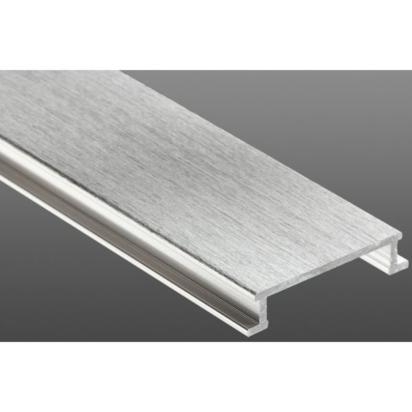 Schluter Designline ACGB Dec.prof.L=250H=6 B=25 Alu.Chroom geborst.geanodis