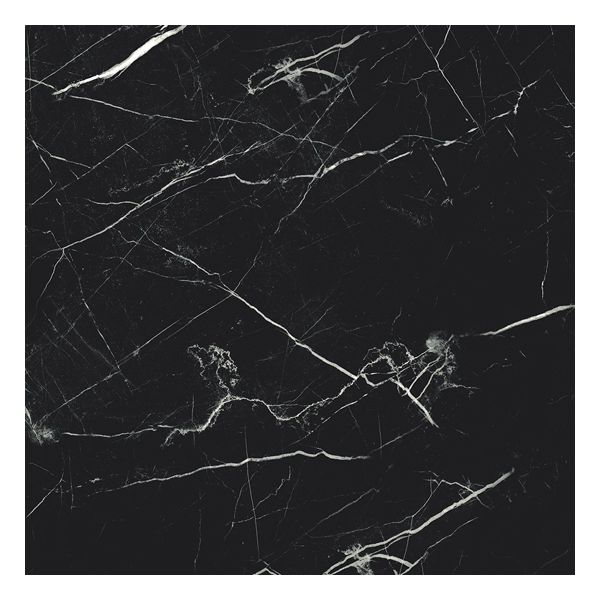 vtwonen Tegels Classic 100127 Vloertegel 60X60cm Black 10mm Glans Ret.