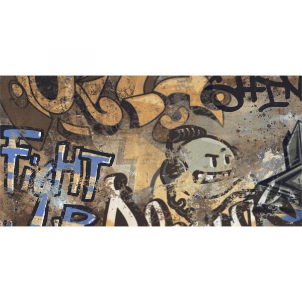 Energieker City Plaster Decor Graffiti Multicolor 60X120cm Mat