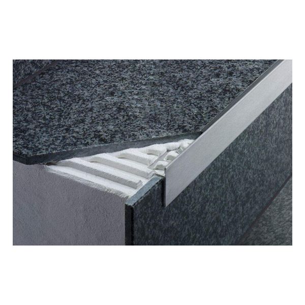 Schluter Schiene SS125EB30 Kantprof.L=250 H=12,5/30 RVS geborsteld