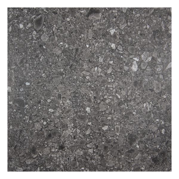vtwonen Tegels Composite 120122 Vloertegel 120X120cm Black 9mm Mat Ret.R10