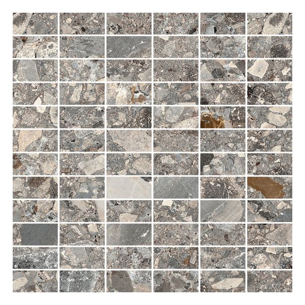vtwonen Tegels Composite 243004 Wandtegel Mozaiek.30X30cm Multicolor 9mm Mat F:2,4X4,8cm