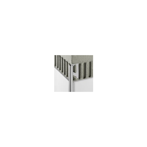Schluter Quadec Q60TSBG/300 Dec.prof.L=300 H=6 A Alu.Struct.coat Beigegrijs