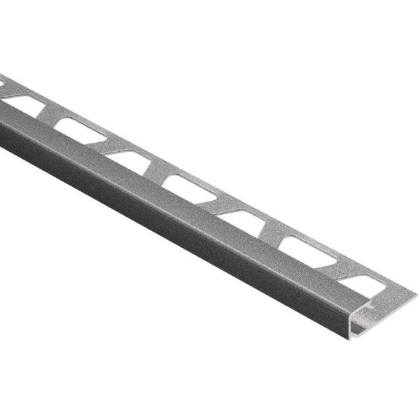 Schluter Quadec Q100TSG/300 Dec.prof.L=300 H=10 Alu.Struct.gecoat Grijs