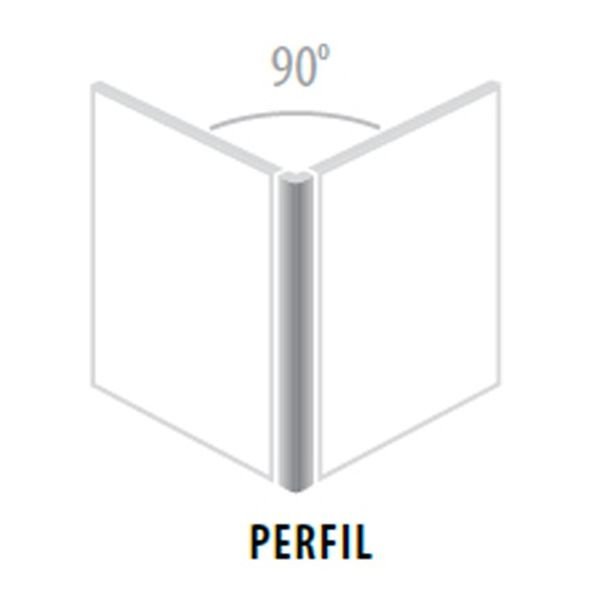 Porcelanosa White Label Noir 1,5x45cm Topo Decor-Strip (100300743 15Mm Perfil Strip Mat)