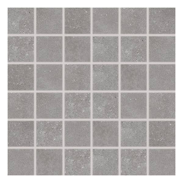 Rako Betonico DDM06791 Wandtegel Mozaiek.29,8X29,8cm Grey 10mm Mat Ret.F:4,8X4,8cm