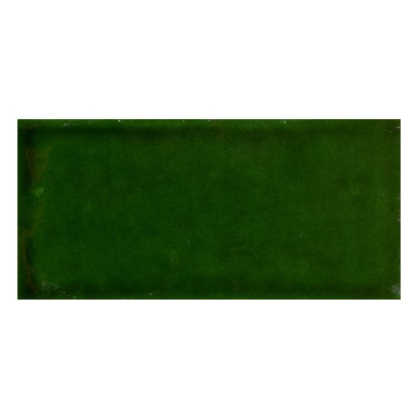 Adobe Glossy 0,75X1,5cm Wandtegel 7,5X15cm Copper Green 9mm Glans