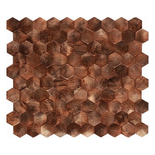 Dune Materia Mosaics 187542 WAMoz.260X302 Corten 6mm Mat/glans F:Hexagon