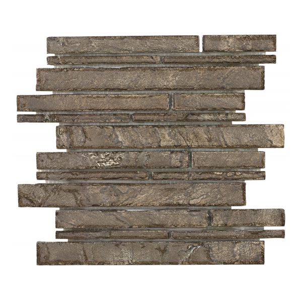 Dune Stone Mosaics 187282 Wandtegel Mozaiek.30X30cm Duende Copper 10mm Glans