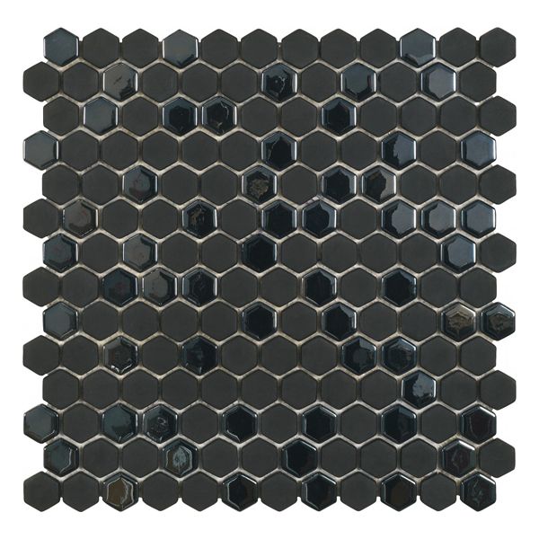Dune Contract Mosaics 187207 Wandtegel Mozaiek.29,7X30,1cm Hip Hop-Dk 6mm Mat/glans