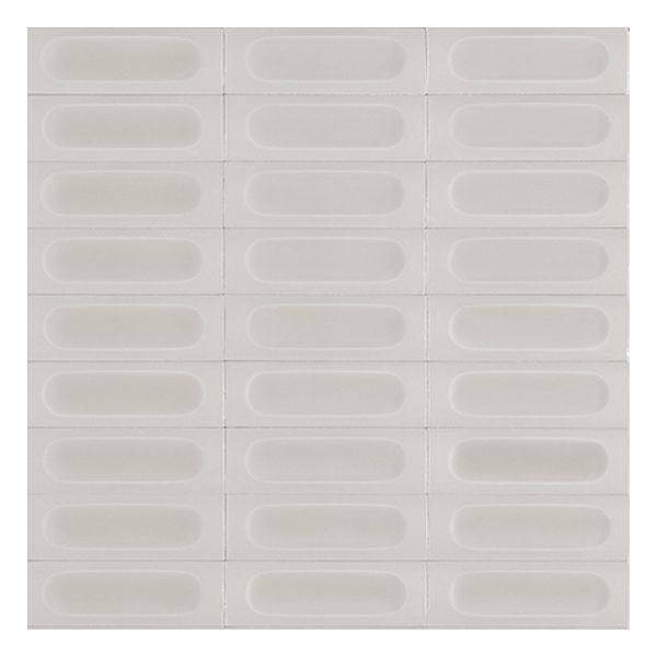 vtwonen Tegels Chop 100278 Wandtegel Decor 5X15cm Bianco 12,5mm Mat 3D Decor