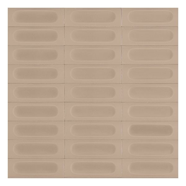 vtwonen Tegels Chop 100283 Wandtegel Decor 5X15cm Rosa 12,5mm Mat 3D Decor