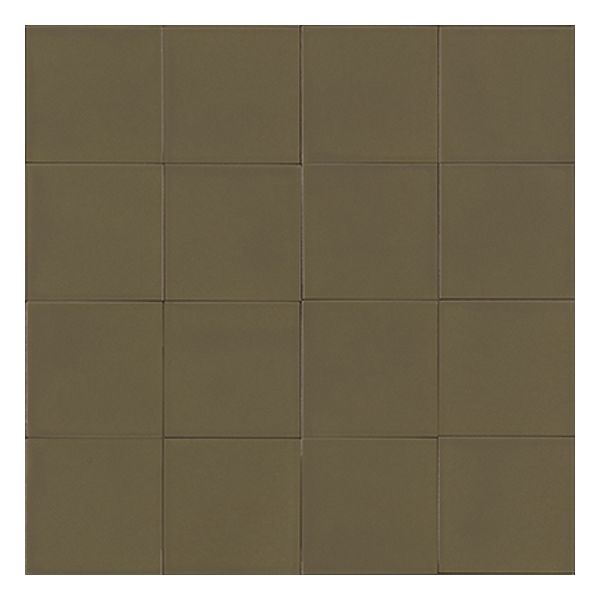 vtwonen Tegels Chop 100263 Vloertegel 10X10cm Kaki 10Mm Mat R9