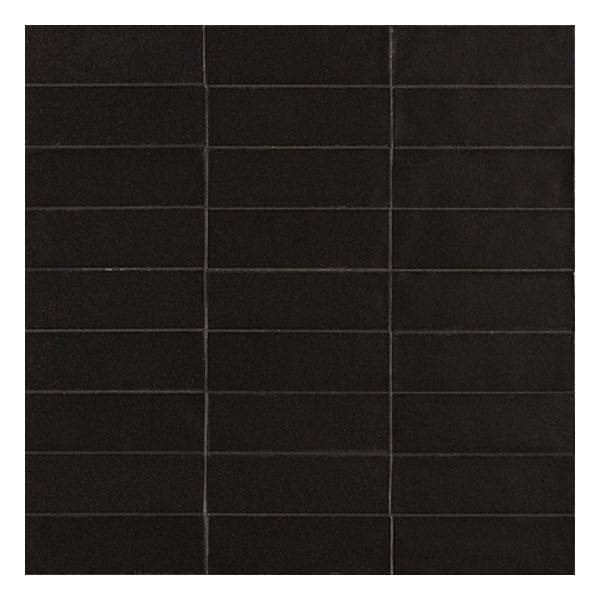 vtwonen Tegels Chop 100277 Vloertegel 5X15cm Nero 10Mm Mat R9