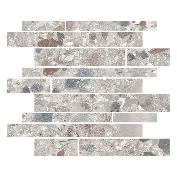 vtwonen Tegels Composite 100314 Vloertegel Muretto.30X30cm Grey Brown 9mm Mat Ret.R10