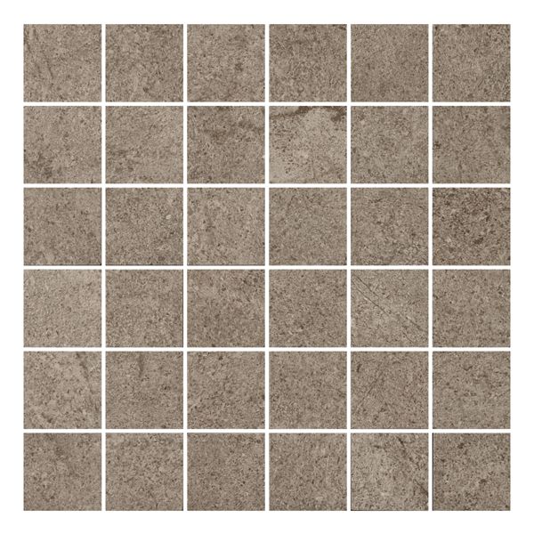 Cercom Archistone 1081855 Wandtegel Mozaiek.30X30cm Taupe 9,5mm Mat Moz.F:5X5cm