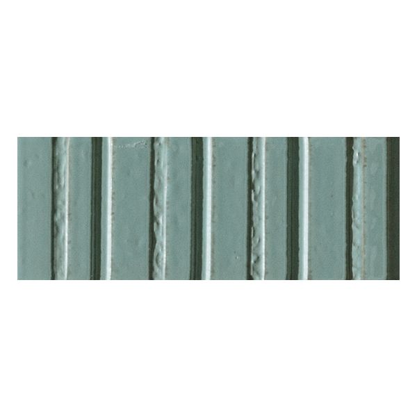 Ragno Glace RAEP Wandtegel Decor 7,5X20cm Turchese 11,5mm Glans Strut.