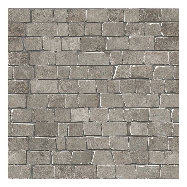 Kronos Le Reverse RS163 Vloertegel Mozaiek.30X30cm Taupe Broke 10mm Mat Ret.